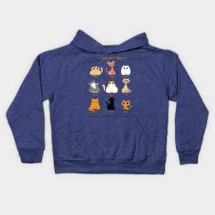 Types of Cats Kids Hoodie